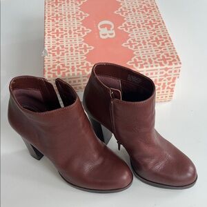 Gianni Bini Dark Brown Ankle Booties